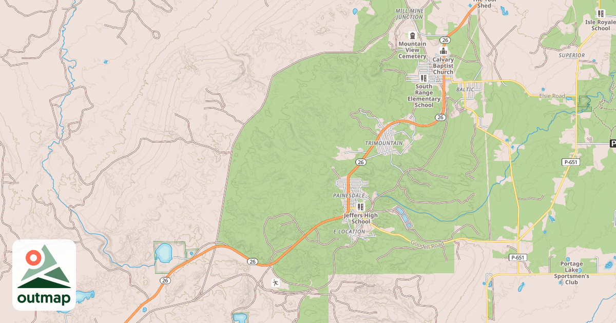 Map of Bill Nicholls Route