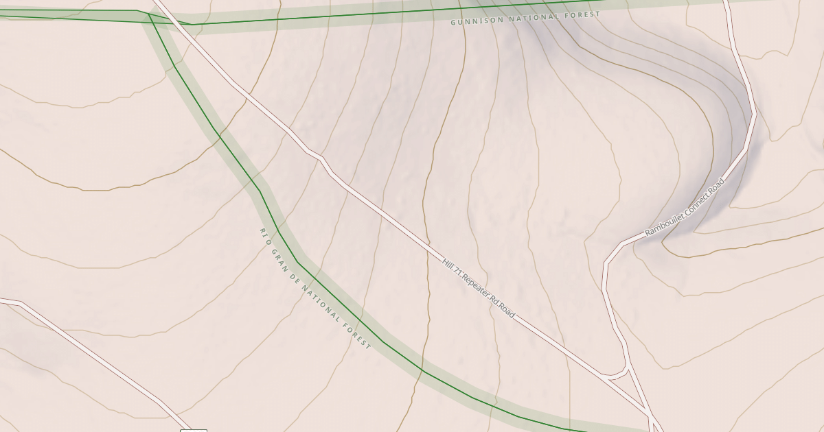 Map preview of HILL 71 REPEATER RD