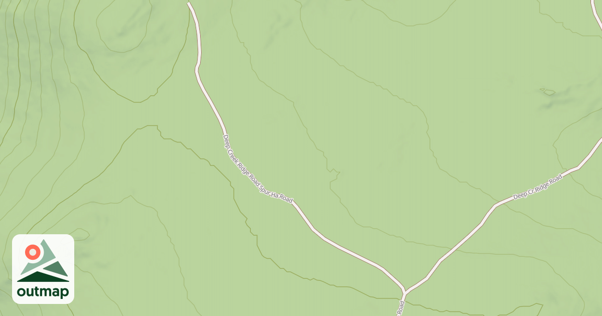 Map of DEEP CREEK RIDGE ROAD SPUR HA