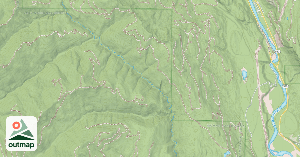 Map of RINKER RIDGE