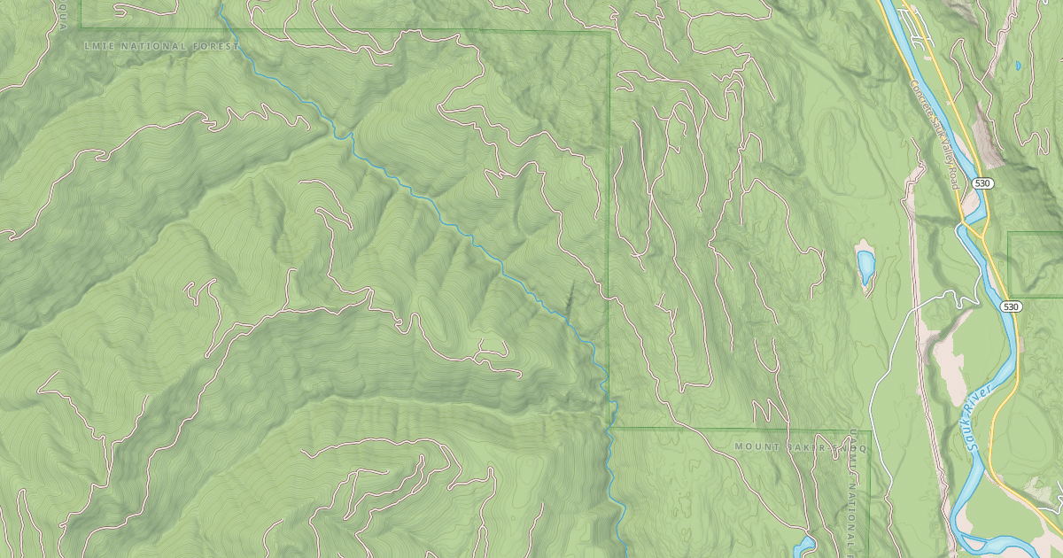 Map preview of RINKER RIDGE