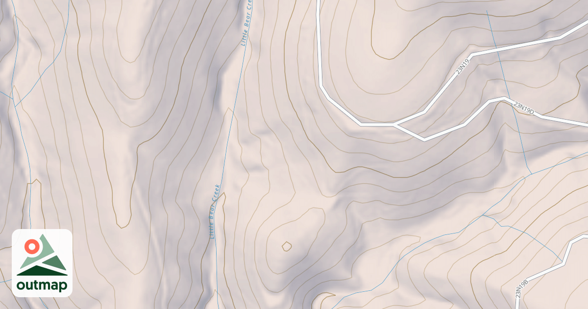 Map of BEAR CR SPUR C