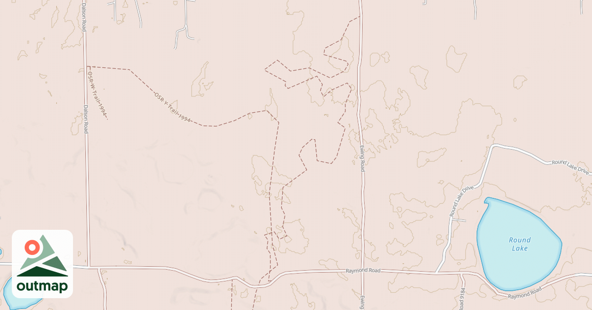 Map of Holton Motorcycle Trail