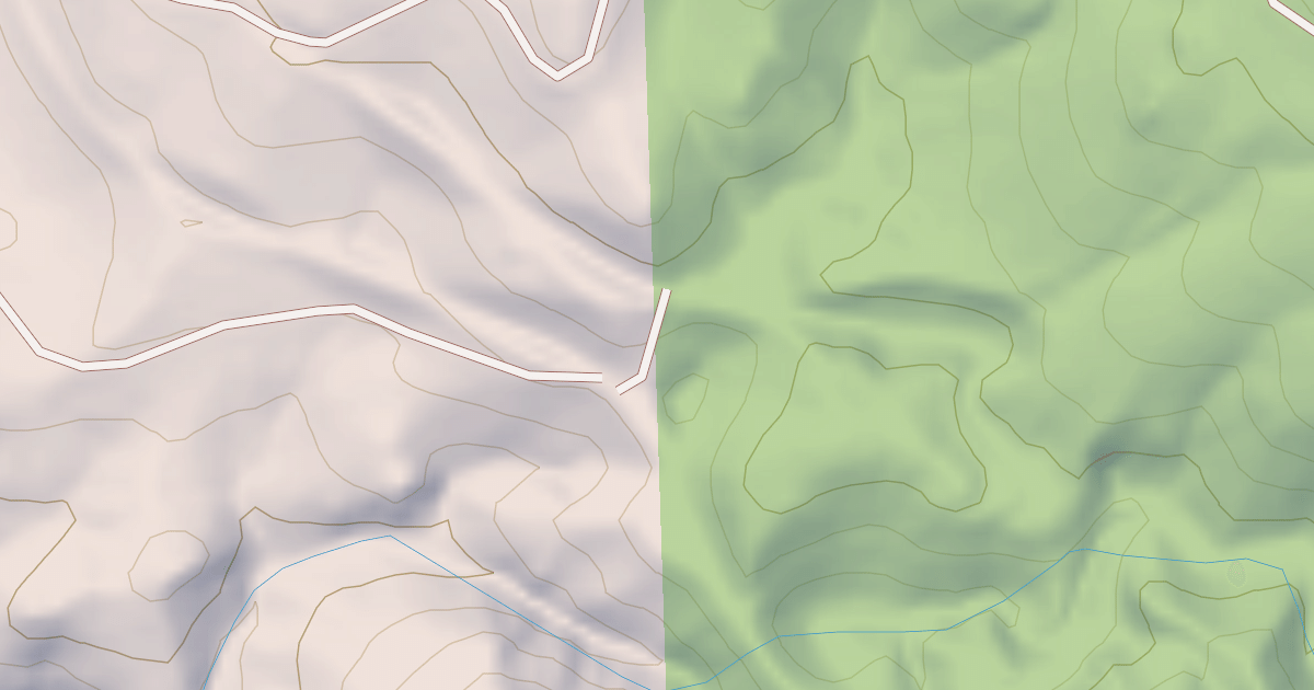Map preview of USFS Motor Vehicle Use Map Roads {0E14B791-2962-445D-93AF-C65D29DFBB53}
