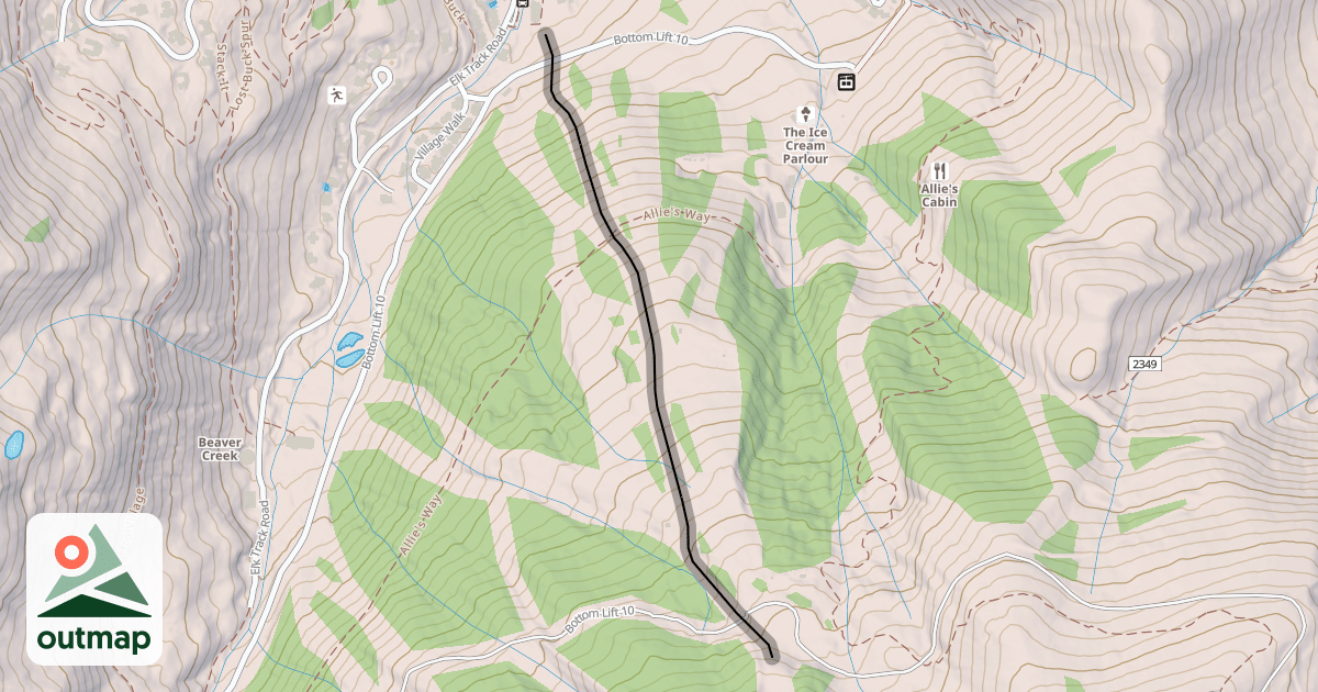 Map of Centennial (Willy's Face)