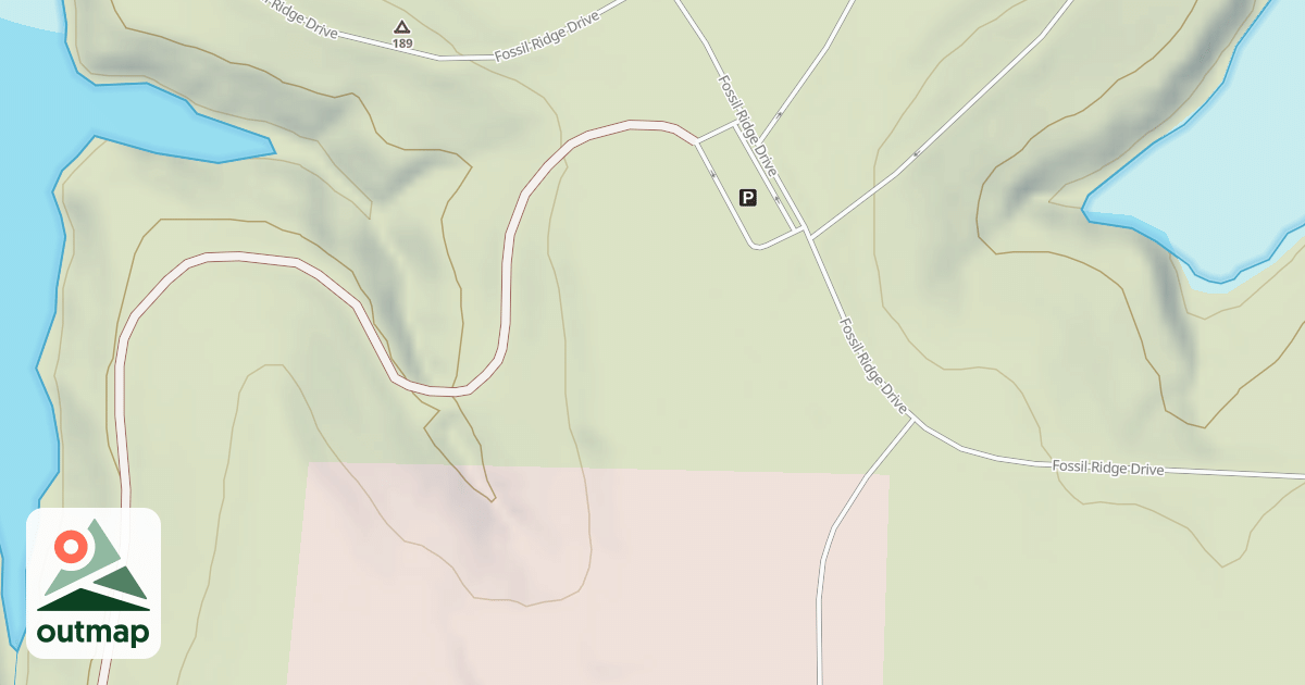 Map of Pee Wee Practice Area