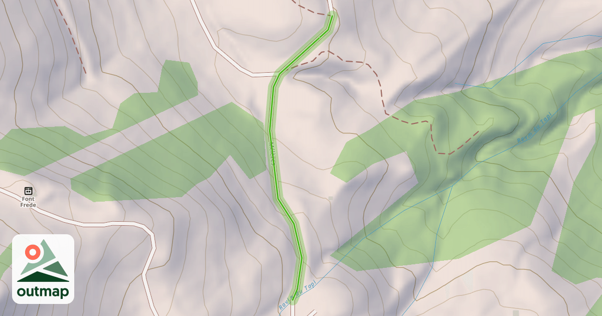 Map of Mélèzes