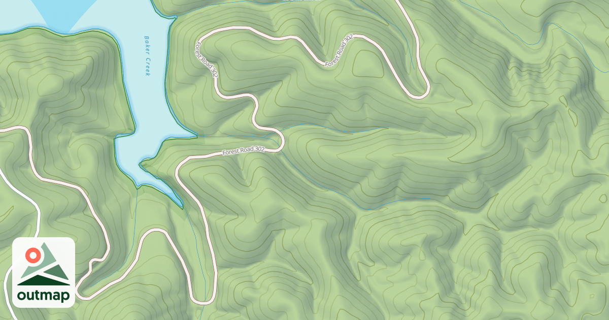 Map of INDIAN CREEK