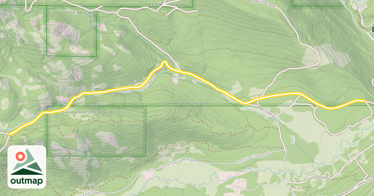 Map of Crabtree Road