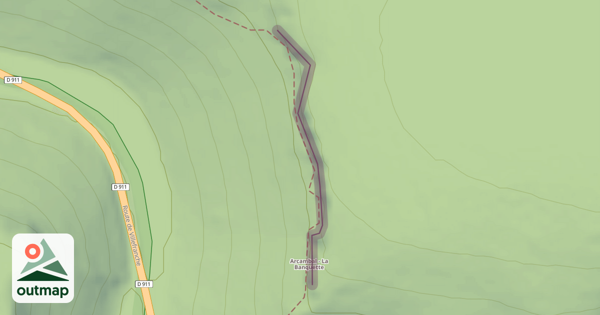Map of La Banquette