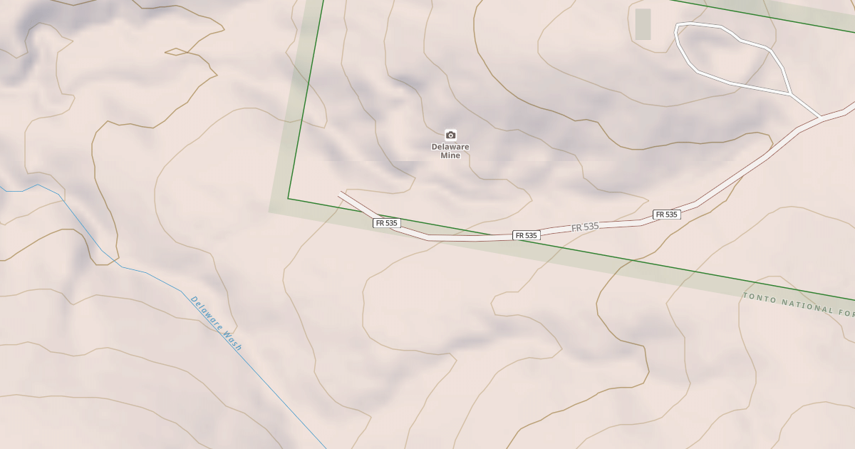 Map preview of DELEWARE MINE