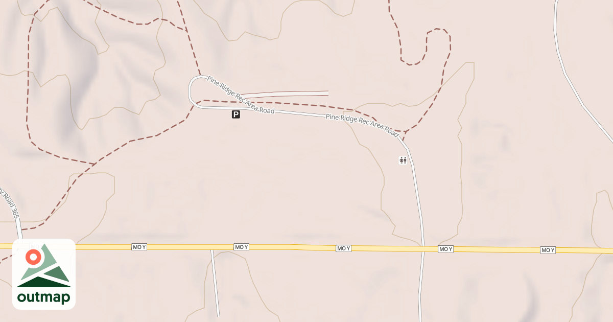 Map of PINE RIDGE REC AREA