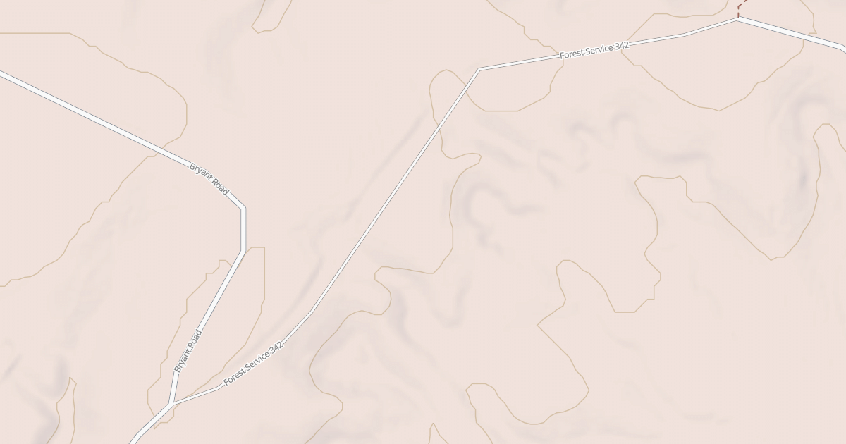 Map preview of USFS National Forest System Roads {7B67E495-A64E-411D-8D1A-B416AE2C3BAF}