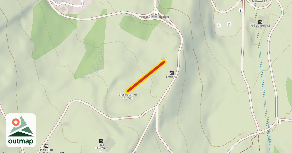 Map of Clos Fournier 2 (ESF)