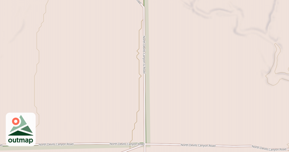 Map of NORTH DEVILS CANYON G