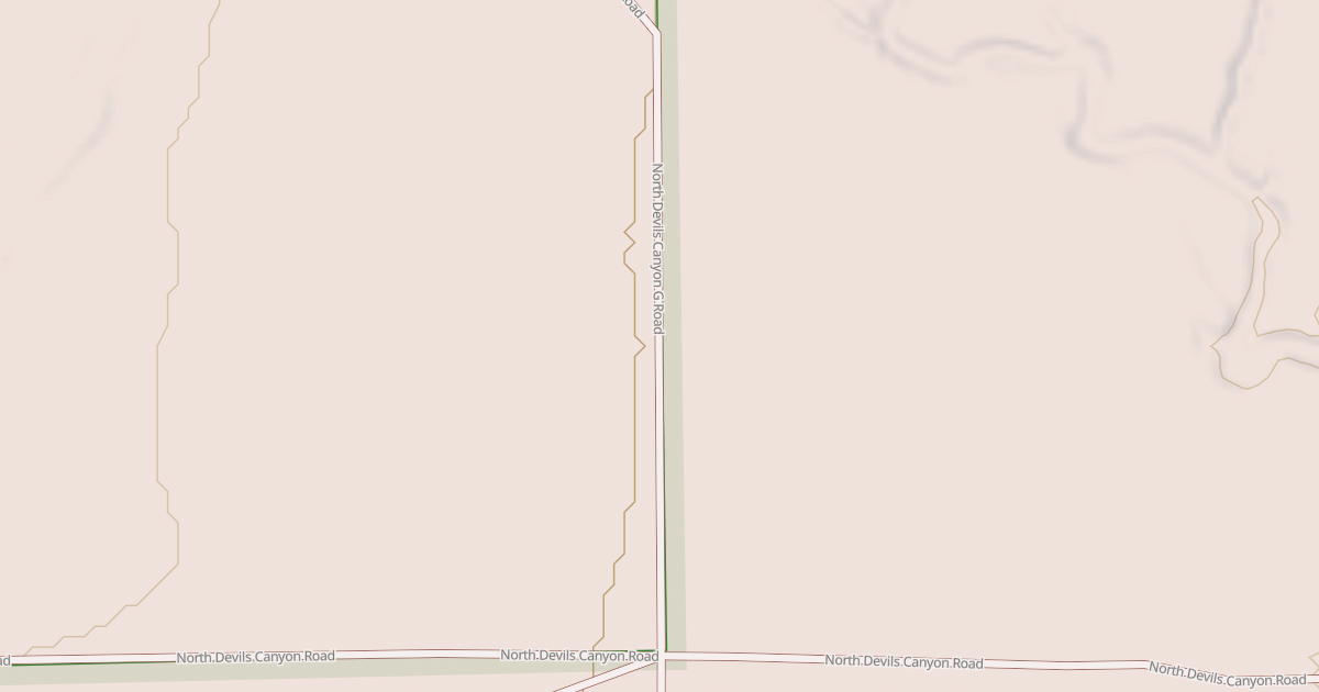 Map preview of NORTH DEVILS CANYON G