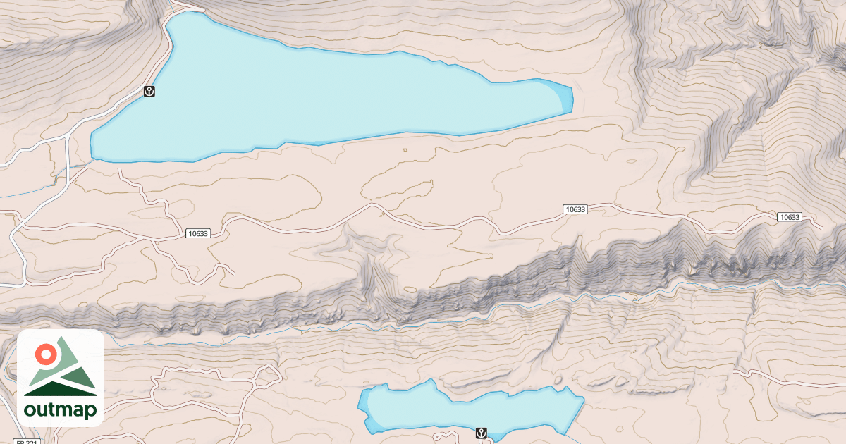 Map of MAHOGANY DRAW