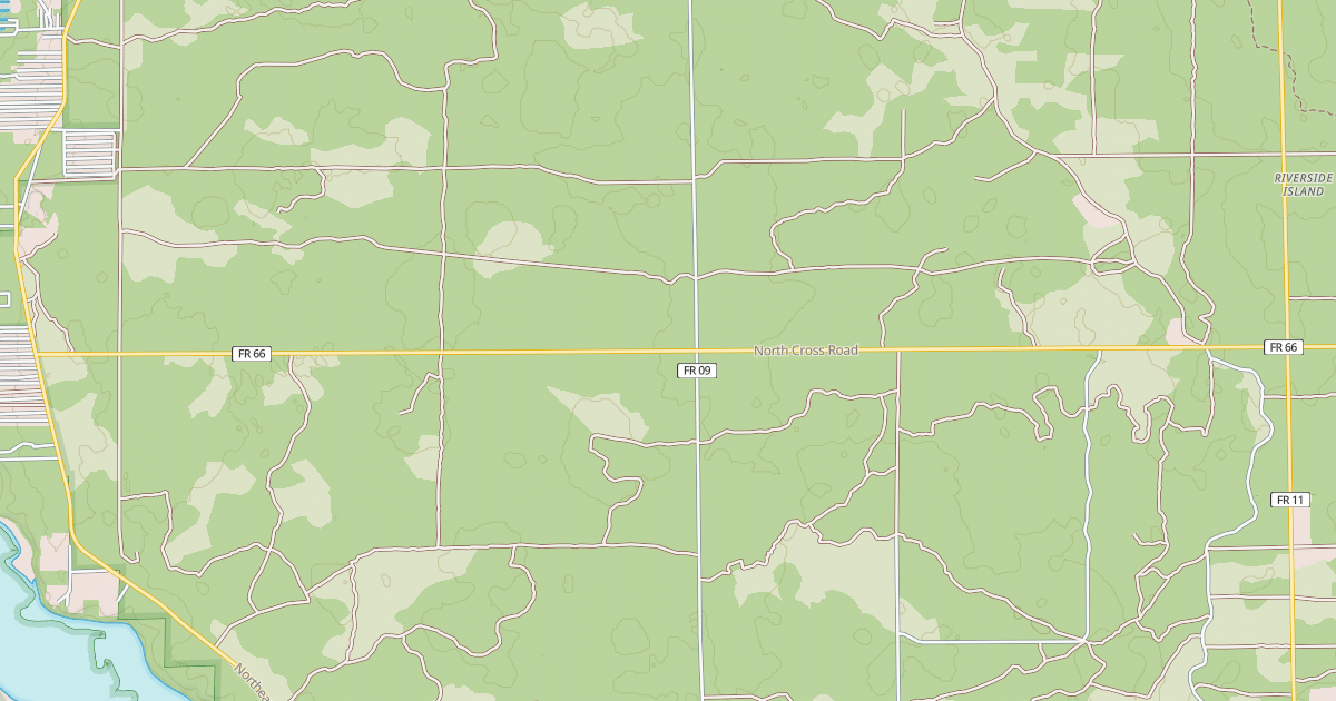 Map preview of NORTH CROSS