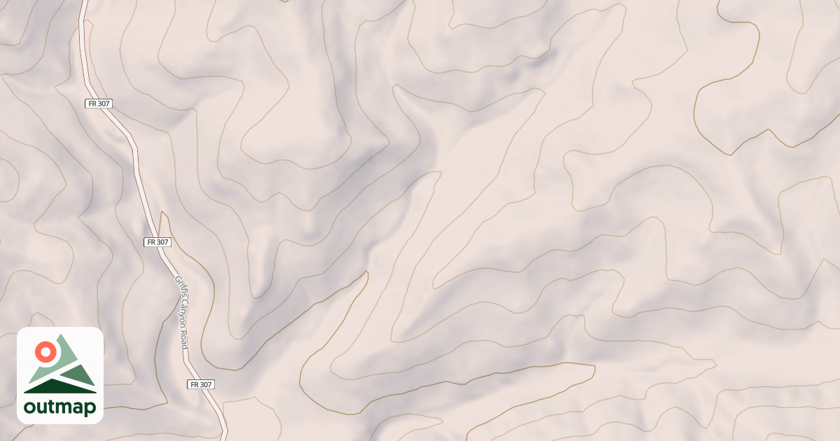 Map of GRIFFIS CANYON BR 1G