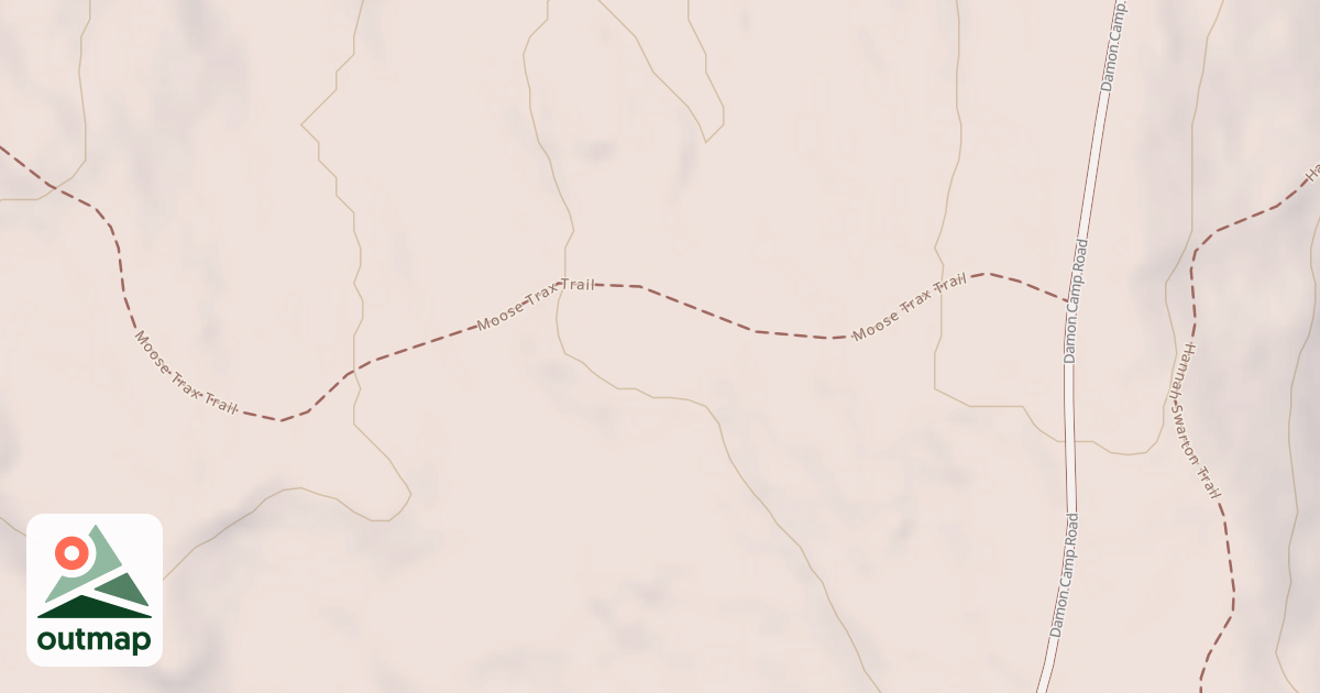 Map of Moose Track Trail