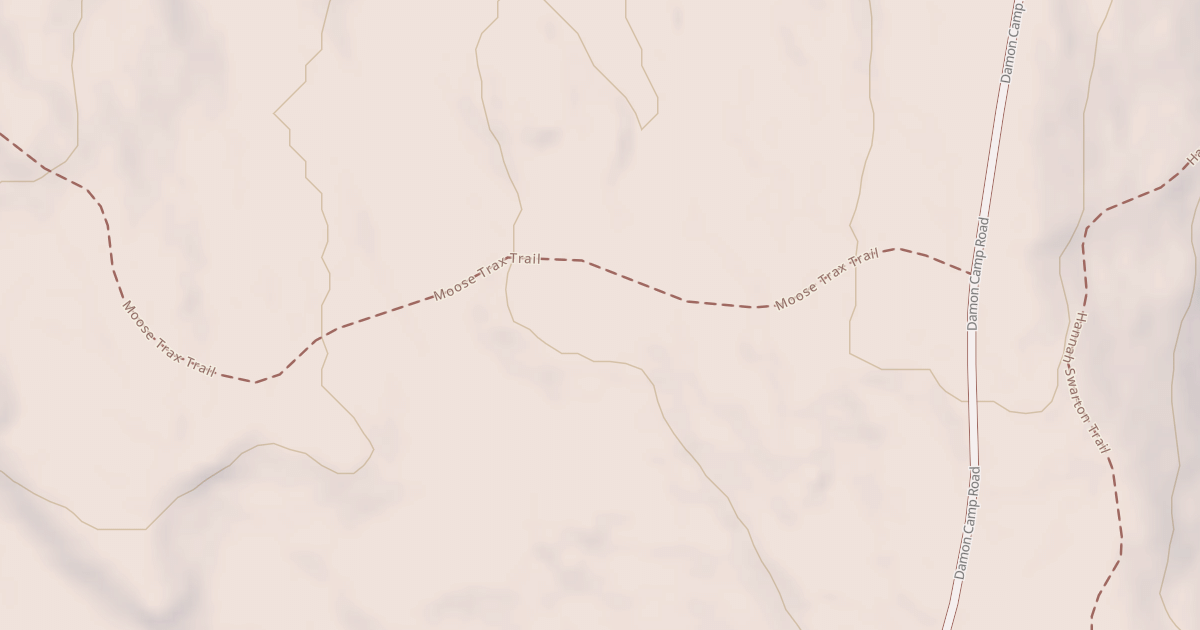 Map preview of Moose Track Trail