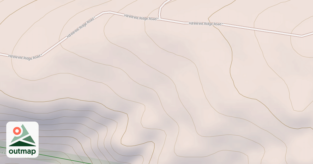 Map of Haeleele Ridge Road