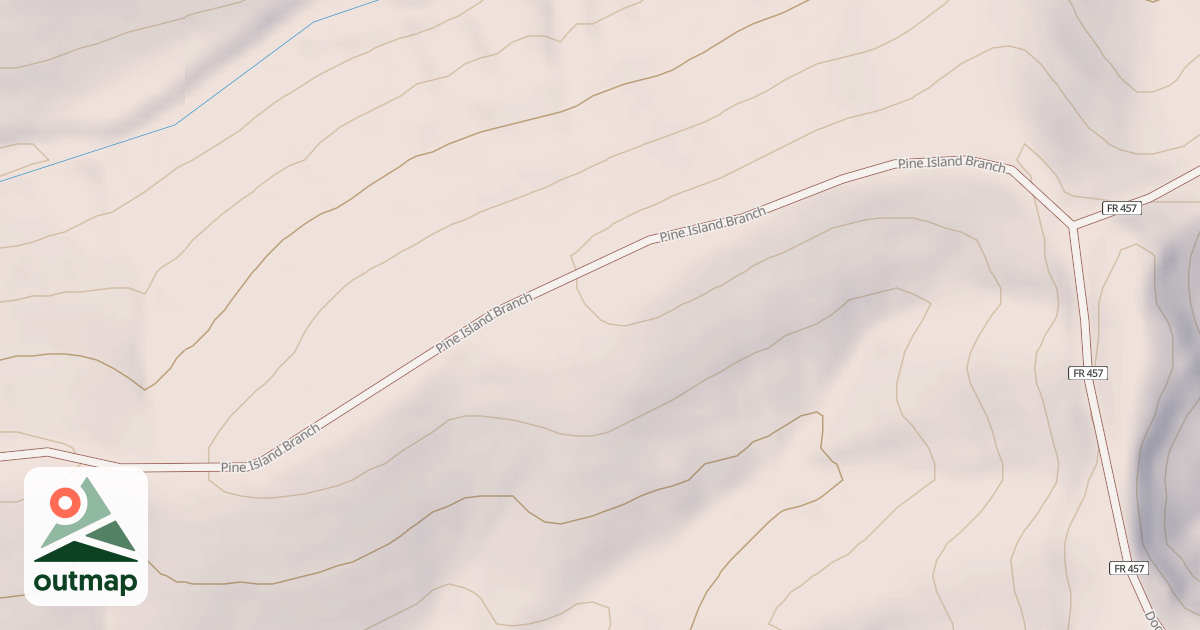 Map of PINE ISLAND BR