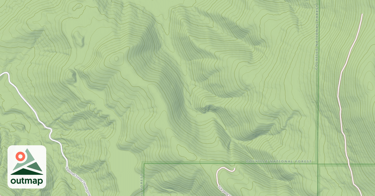 Map of UPPER KRUMM CREEK