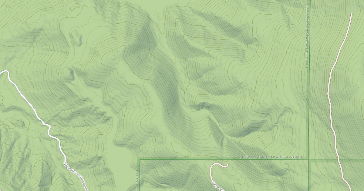 Map preview of UPPER KRUMM CREEK