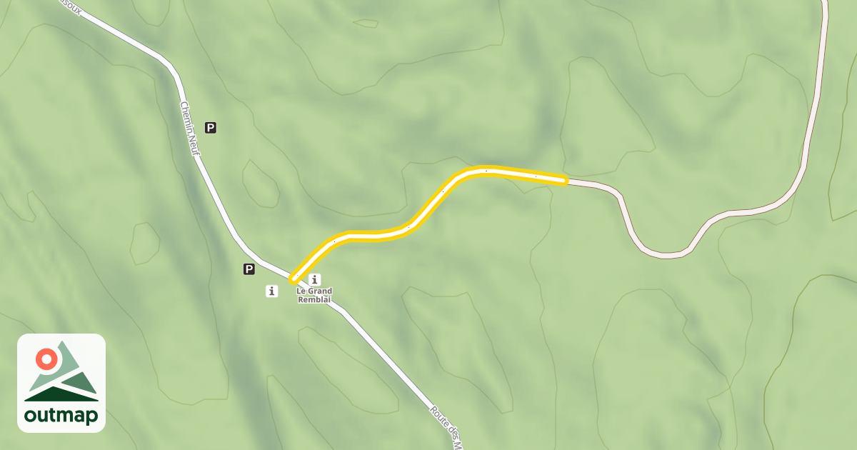 Map of Route du Chemin Neuf