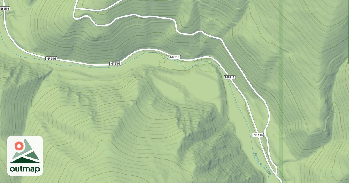 Map of DAISY SHALE CREEK