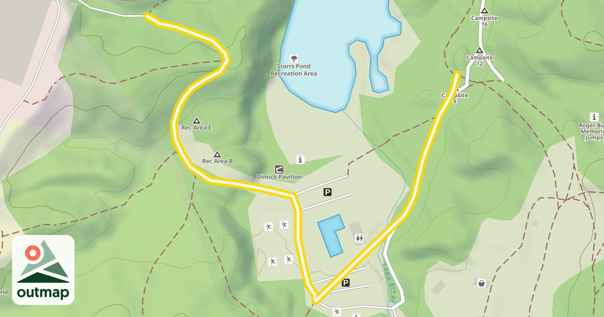 Map of Campground