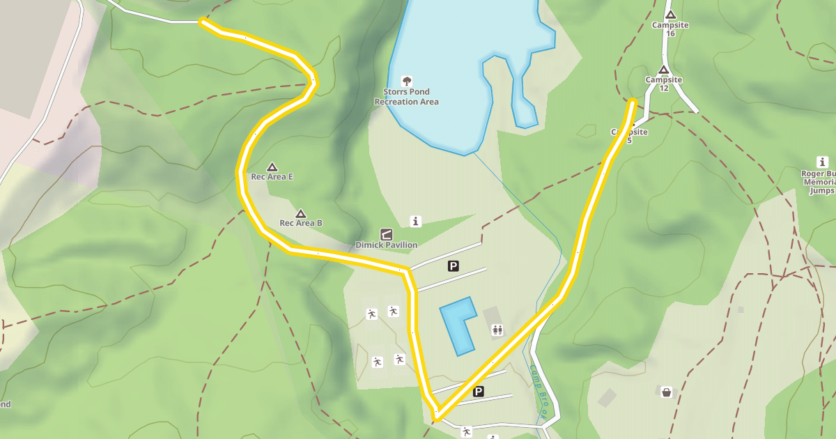 Map preview of Campground