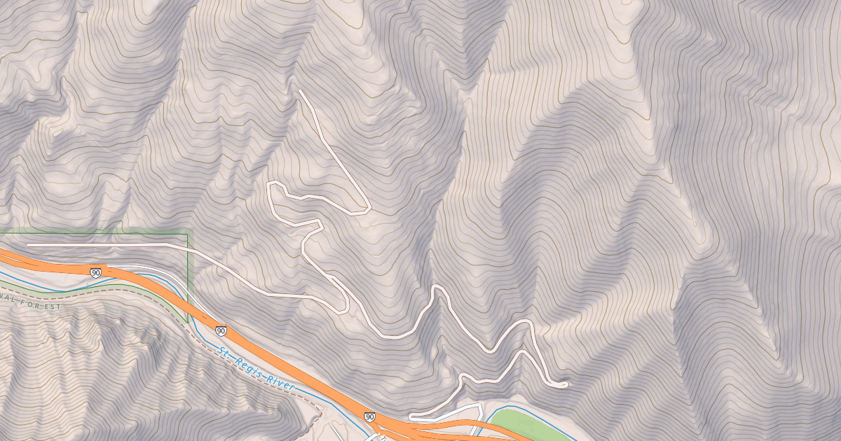 Map preview of RIDGE TOP