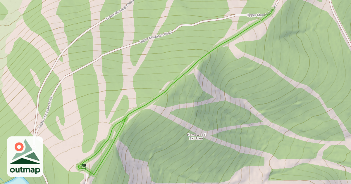 Map of Rainbow Ridge