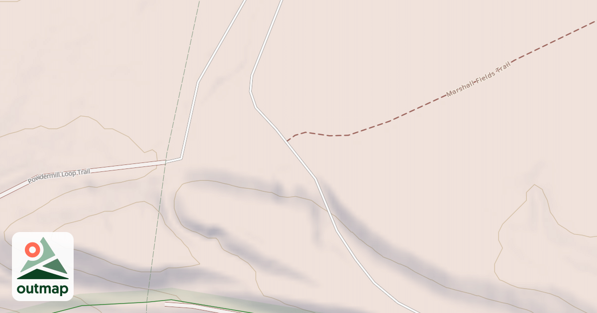 Map of Laurel Highlands Snowmobile Trail (Northern)