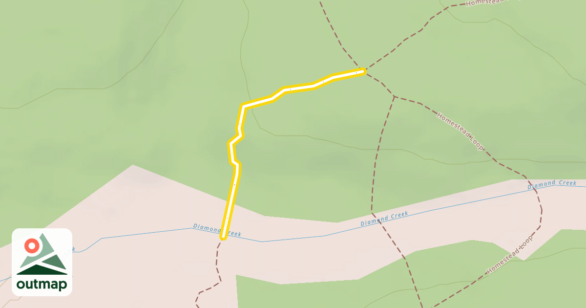 Map of Demonstration Forest Trail