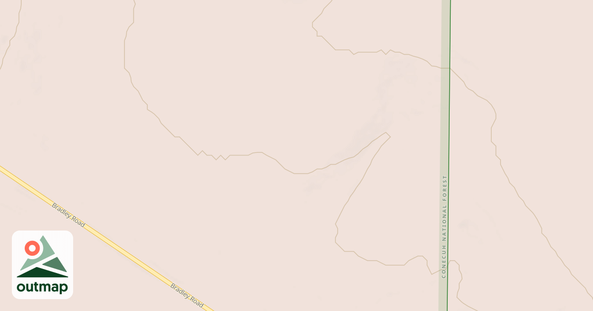 Map of GRASSY CUTOFF ROAD