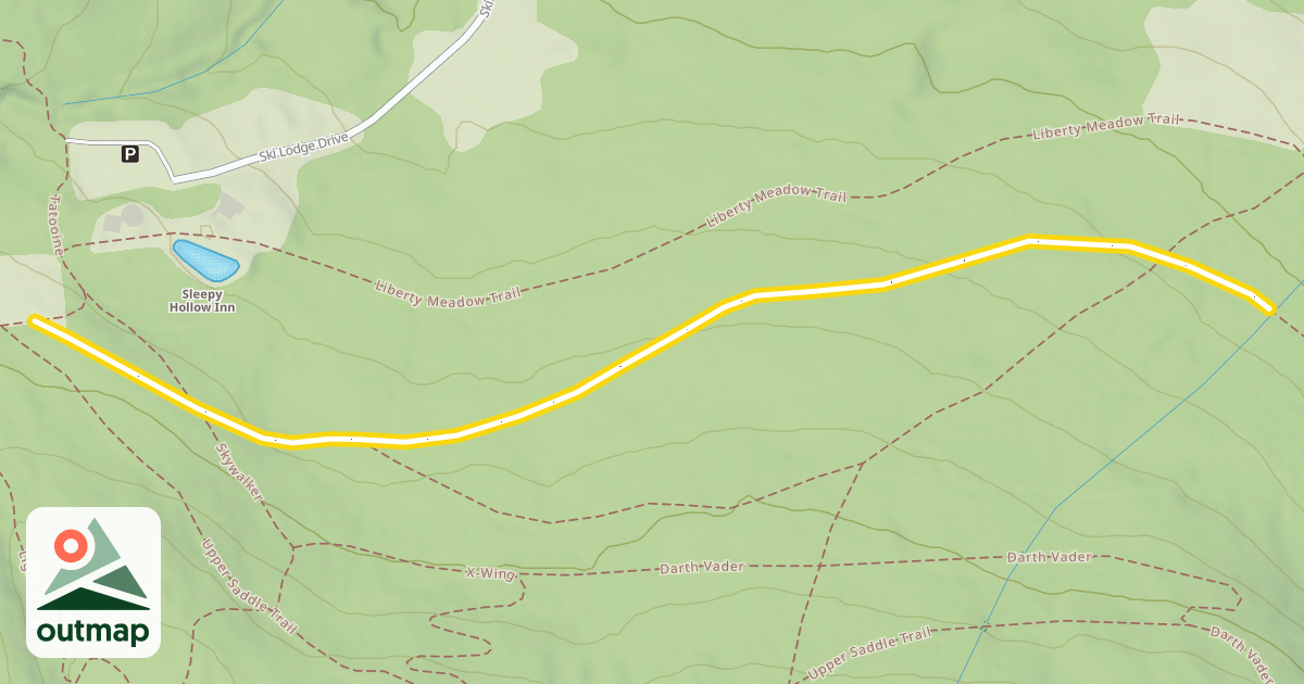 Map of Lower Saddle