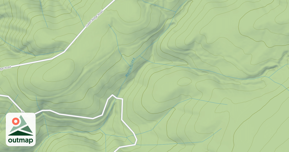 Map of GALEN RIDGE SPUR B