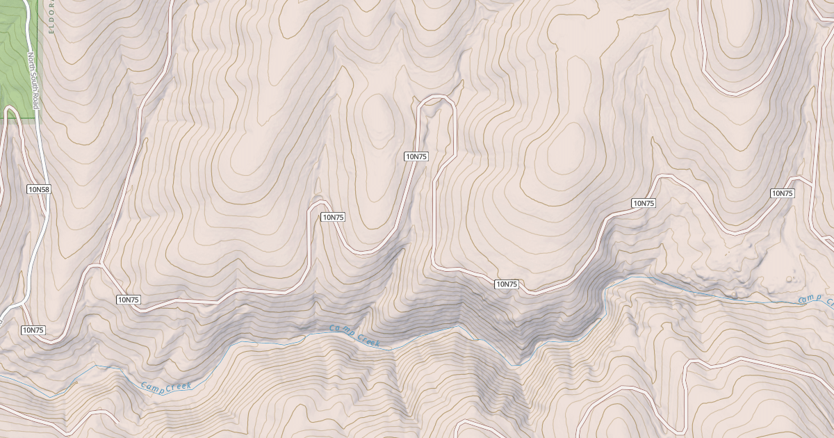 Map preview of BRANDON CANYON