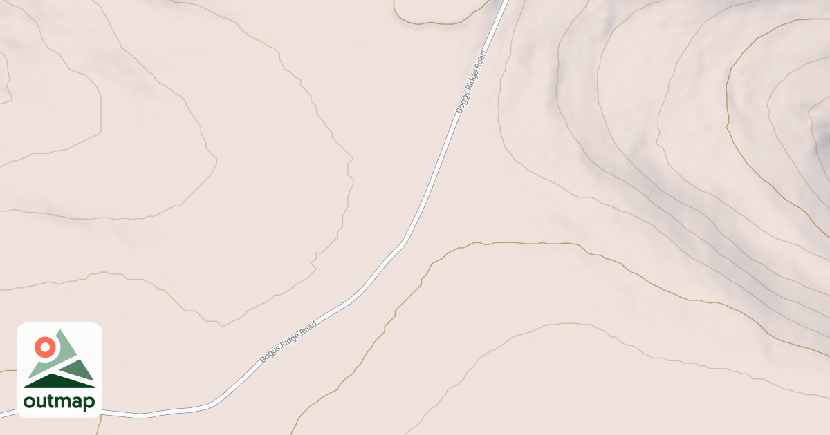 Map of Beech Creek Snowmobile Trails