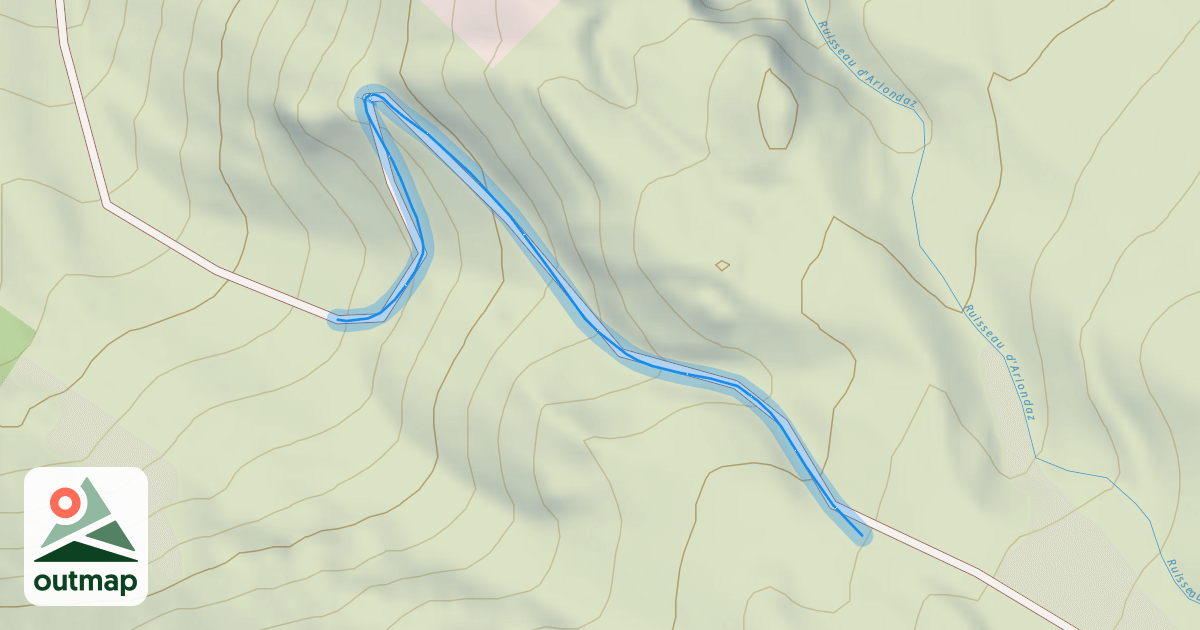 Map of Chemin Facile