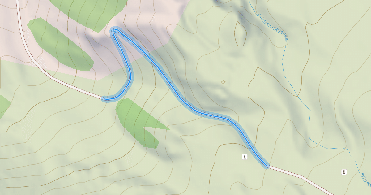 Map preview of Chemin Facile