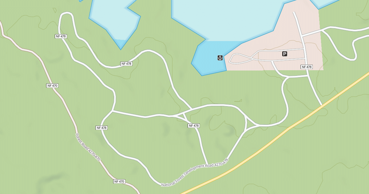 Map preview of CRANE PRAIRIE C.G