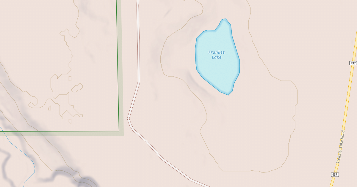 Map preview of FRANKES SPUR A