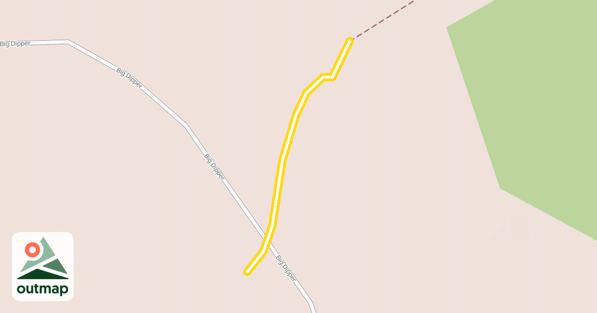 Map of Big Dipper Flats