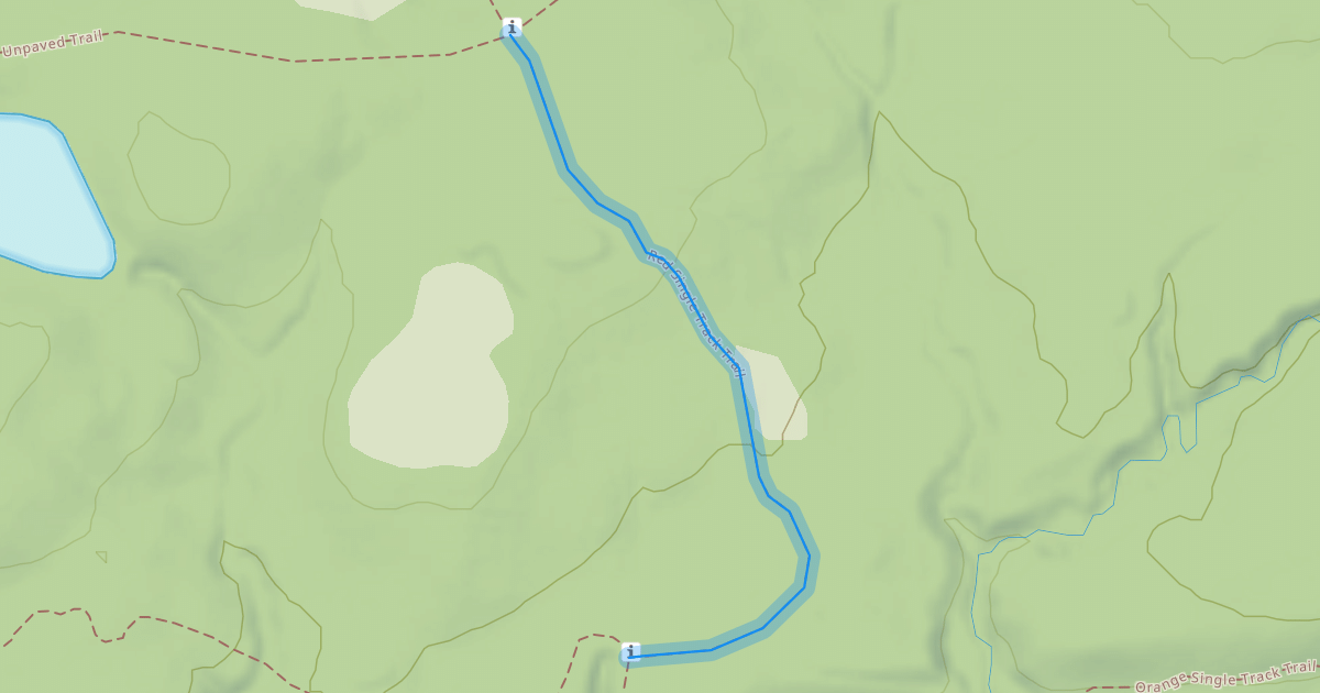 Map preview of Red Single Track Trail
