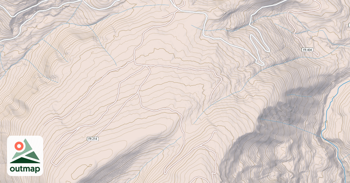 Map of BLACK MESA A