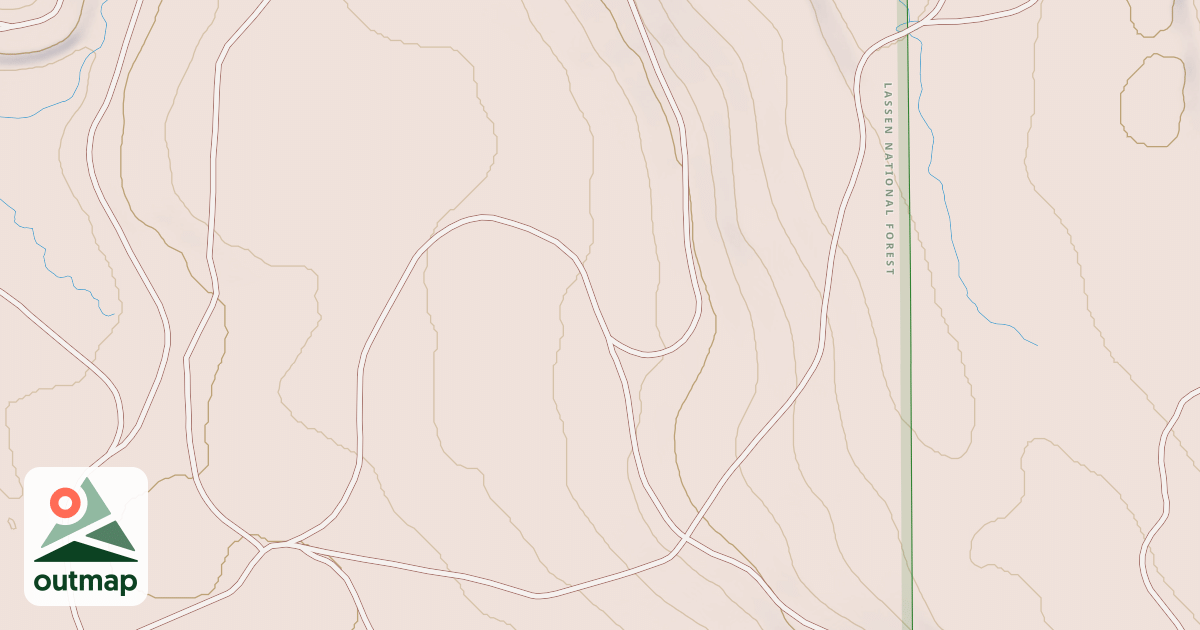 Map of ANTELOPE MTN
